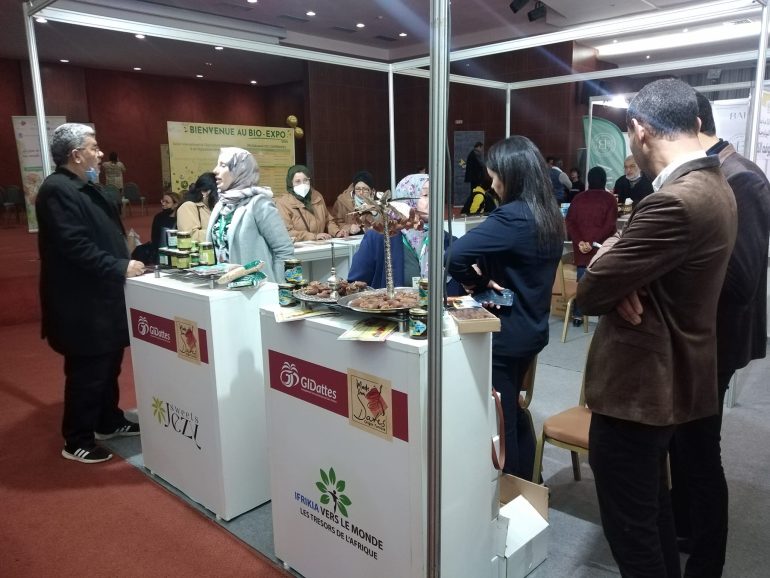 3.Stand GIDATTES Salon Bio Expo 2022 : Les produits de terroir se démarquent