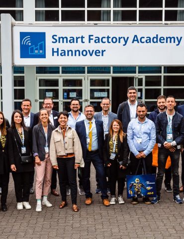 Devant la Technology Academy 9 entreprises tunisiennes se sont présentées à la foire d’Hanover 2022 en Allemagne