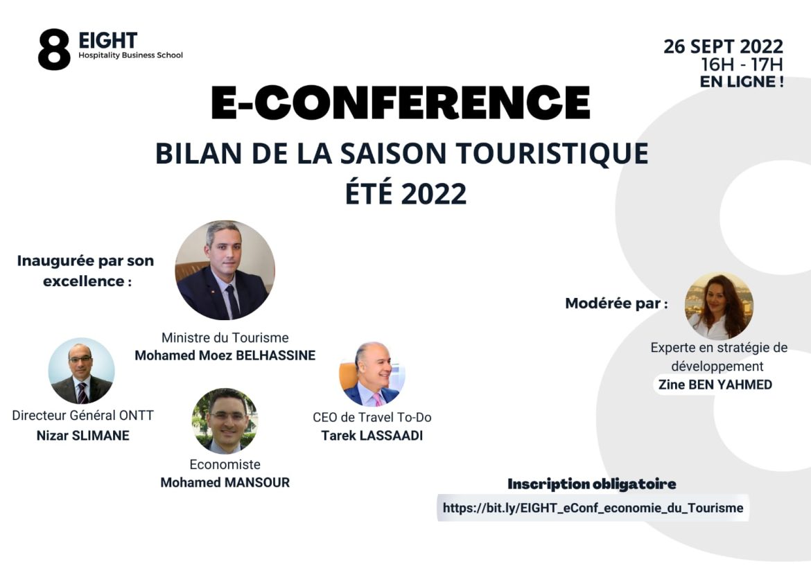 E-CONFERENCE BILAN DE LA SAISON TOURISTIQUE ESTIVALE 2022
