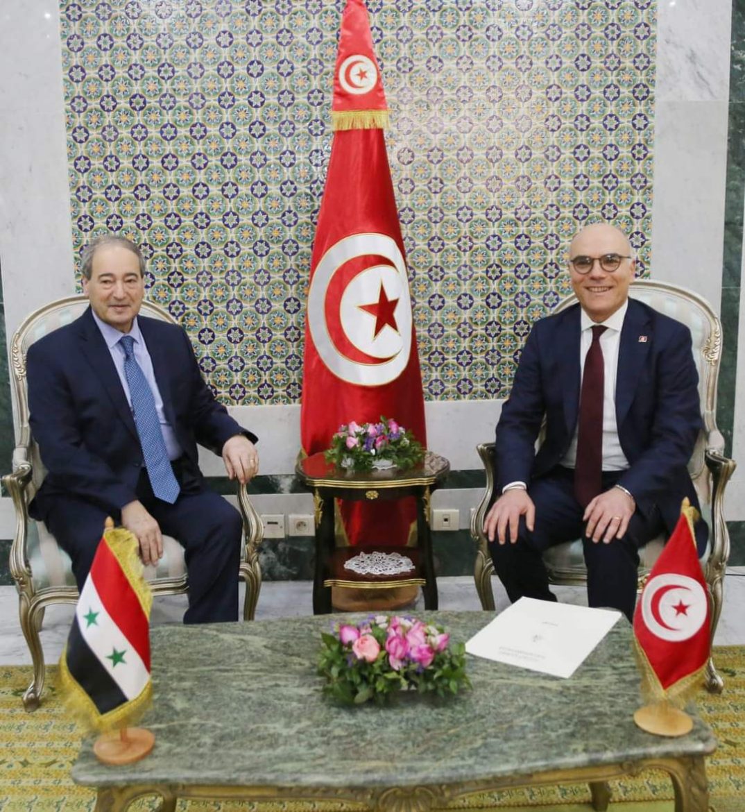 FB IMG 1681845921592 تونس وسوريا يتفقان على تعزيز التعاون لمكافحة الارهاب