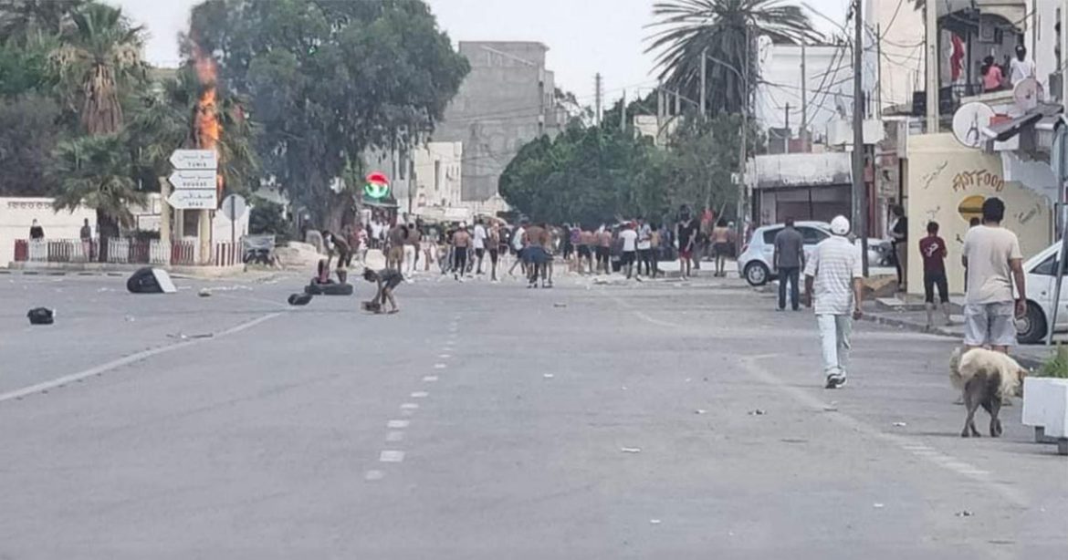 سبيطلة وفاة شاب إثر مناوشات بين مواطنين ووحدات أمنية بسبيطلة