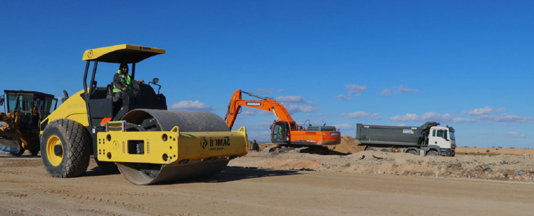 Sans titre 122 Lancement à Ben Arous, d’un projet pilote de construction d’une route innovante intégrant des déchets de BTP recyclés