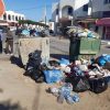 عمال جمع النفايات في إضراب