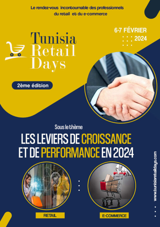 affiche TRD Tunisia Retail Days (TRD) - Deuxième Édition - 6 et 7 Février 2024