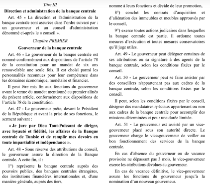 BCT Constitution Fin de mandat de Marouane Abassi et facilités au Trésor public : un mois crucial pour la BCT !