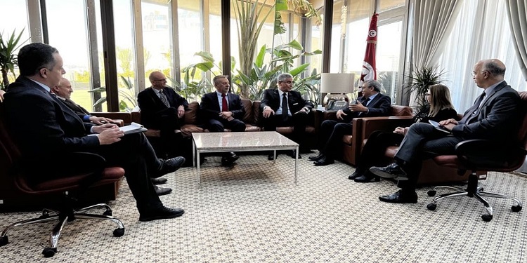 Le gouverneur de la BCT s’entretient avec le vice-président de la Banque mondiale pour la région MENA