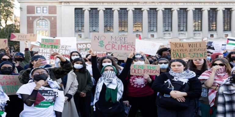 america اتساع حراك الجامعات الأمريكية رفضا للحرب على غزة