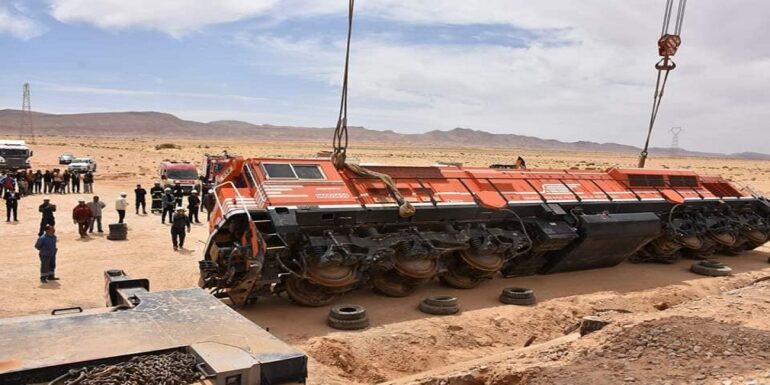 gafsa ارجاع قاطرة تابعة لشركة السكك الحديدية بمنطقة الجنوب الغربي