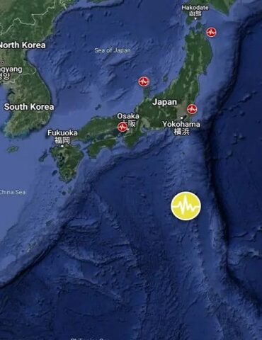 japan زلزال بقوة 6.5 درجة يضرب سواحل اليابان