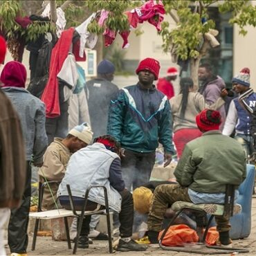 migrants subsahariens Berges du lac