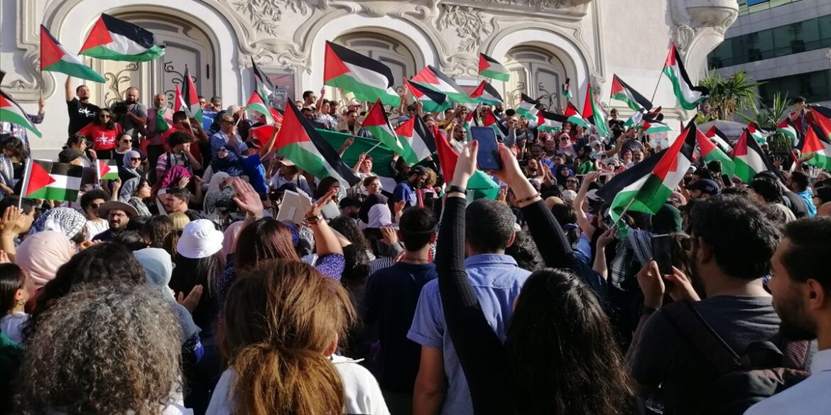 palestine 1 تجمع شعبي حاشد بالعاصمة تضامنا مع الشعب الفلسطيني