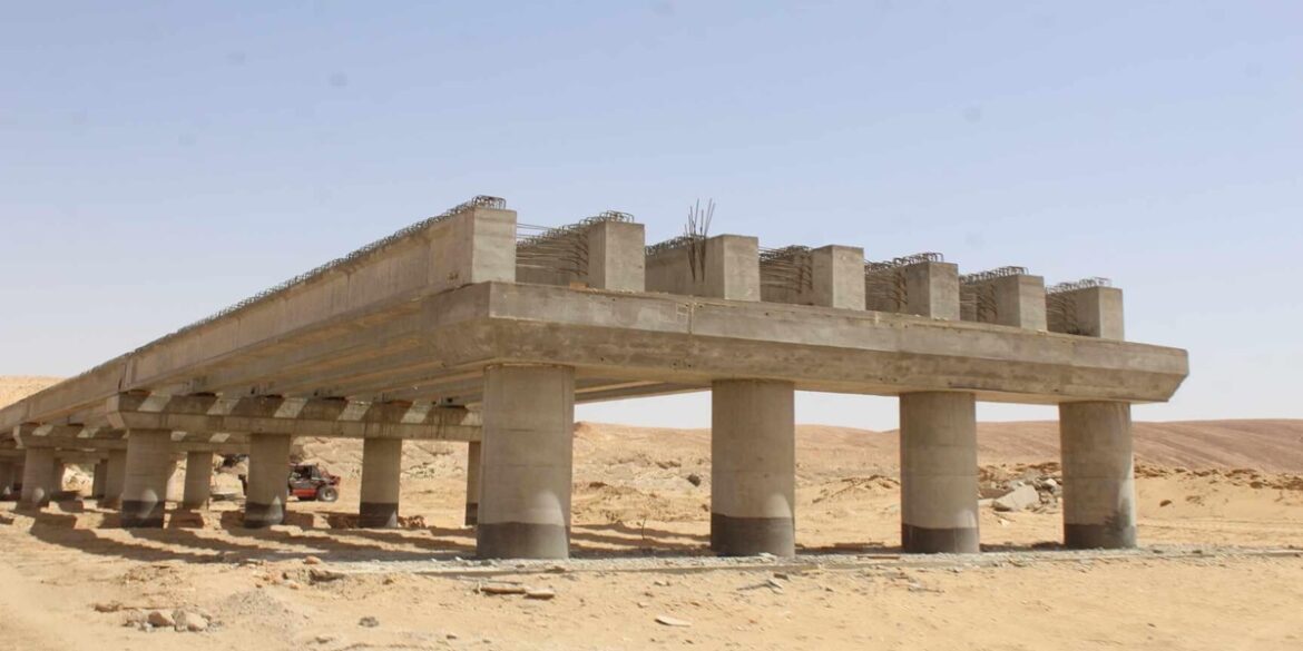 jesser تقدّم مشروع إنجاز جسر على وادي الفريد بنسبة تتجاوز 60 %