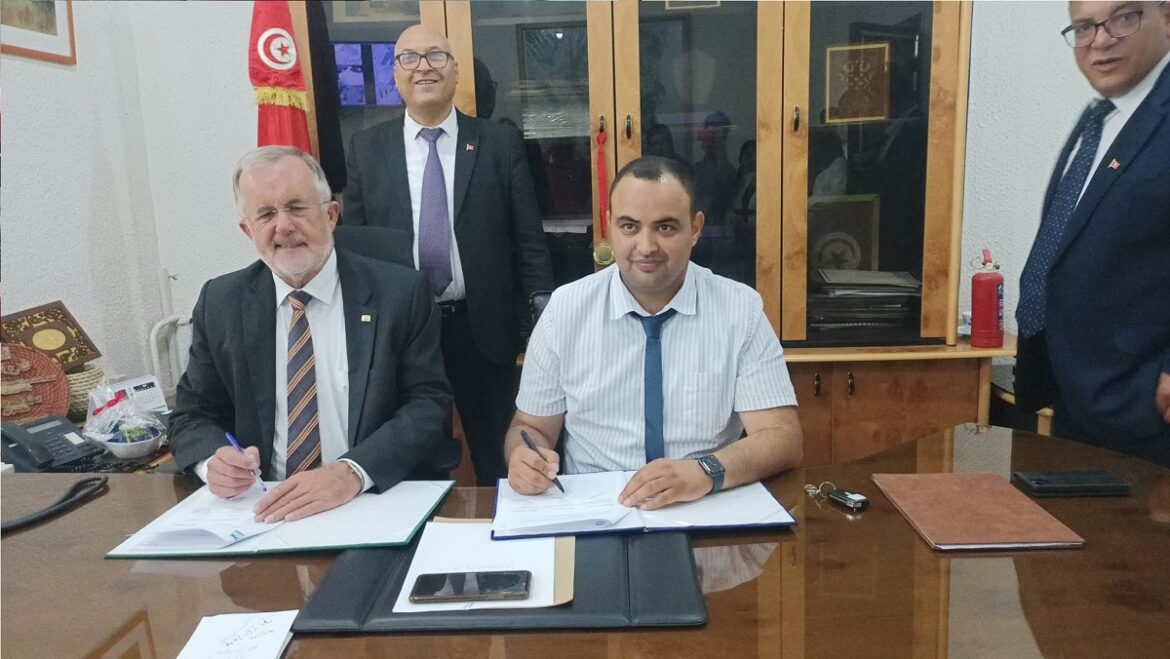 etife9eya إبرام إتفاقية إطارية بين المعهد العالي للدراسات التكنولوجية بالقصرين وجامعة العلوم التطبيقية بألمانيا