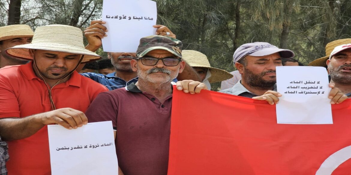 gafsa فلاحو قفصة الشمالية يطالبون بالتصدي لاستنزاف الثروة المائية