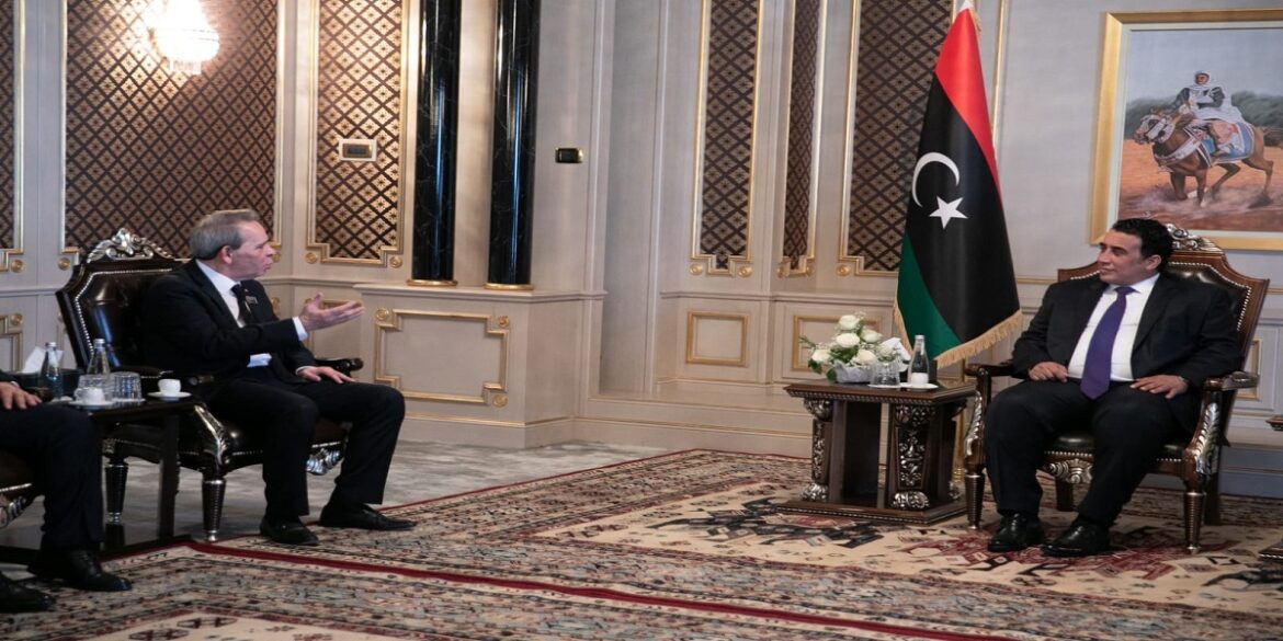 libye 2 رئيس الحكومة يتحادث مع رئيس المجلس الرئاسي الليبي