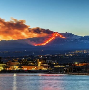 volcan Etna Eruption du volcan italien Etna : pas d'mpcat sur la Tunisie