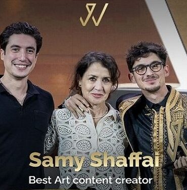 Samy Chaffai Samy Chaffai sacré meilleur créateur de contenu dans le monde arabe dans la catégorie Art