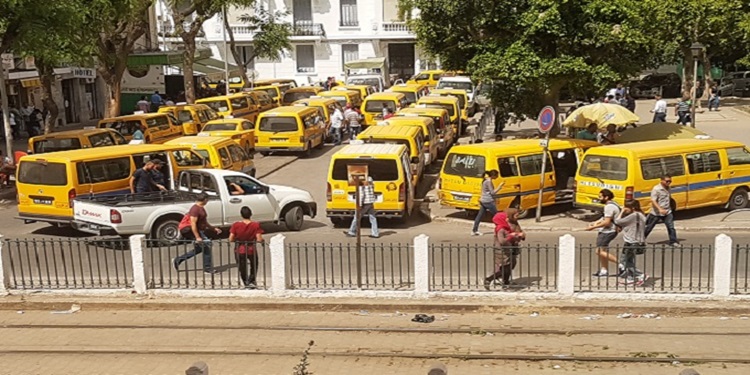 Taxis collectifs protestation