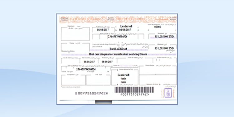 lettre de change Tunisie