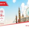 Tunisair lance une offre spéciale sur ses vols entre Tunis et Londres