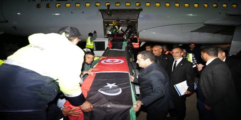 tunis نقل جثامين المهندسين التونسيين في طائرة خاصة إلى مطار تونس قرطاج