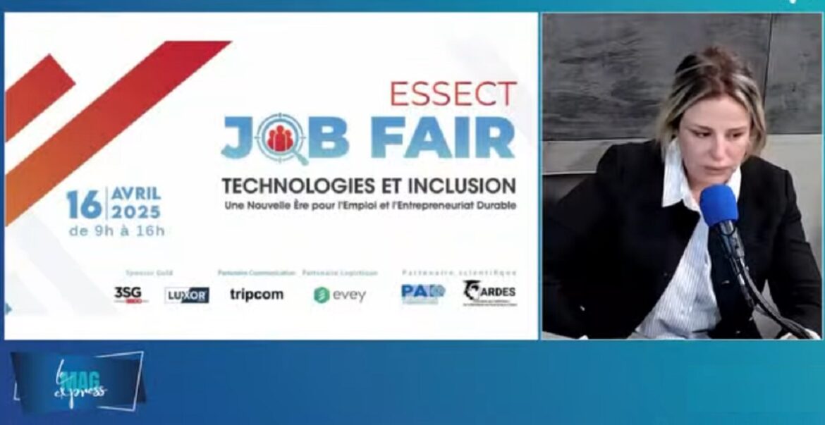 job fair صالون ESSECT JOB FAIR 2025 فرصة للقاء المؤسسات والطلبة