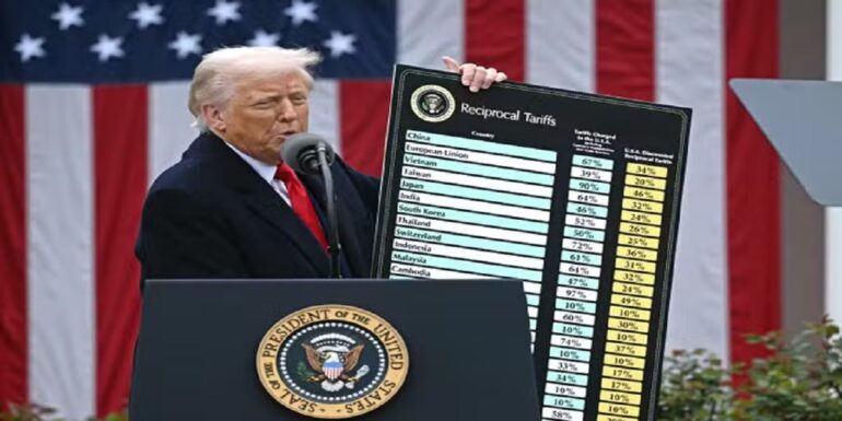 trump ترامب يقرر فرض رسوم جمركية بنسبة 28% على الواردات من تونس