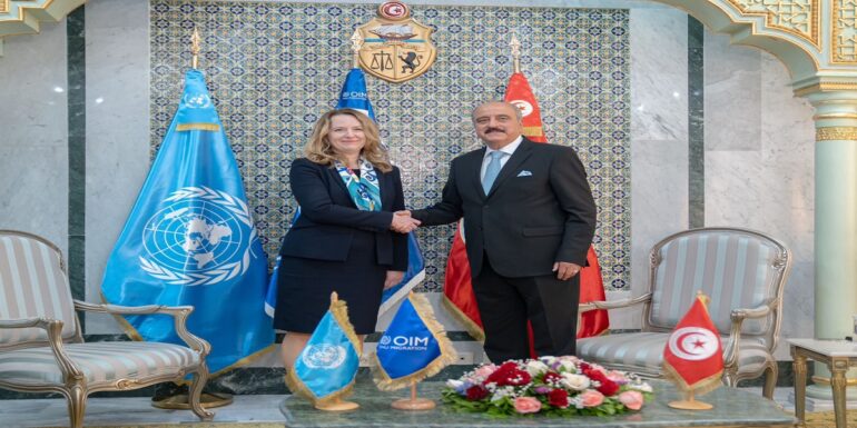 hejra النفطي يؤكد تطابق وجهات النظر بين تونس والمنظمة الدولية للهجرة بخصوص التعاطى مع ملف الهجرة غير النظامية