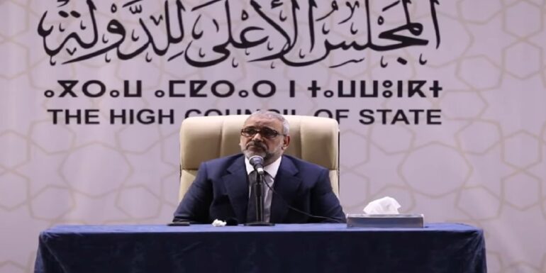 مجلس 1 المجلس الأعلى للدولة في ليبيا يعلن سحب الشرعية من حكومة الدبيبة