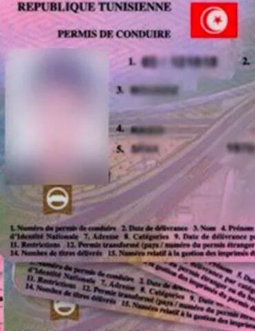 permis دخول اتفاق الاعتراف المتبادل برخص السياقة بين تونس وإيطاليا حيز التطبيق بداية من 20 جويلية القادم