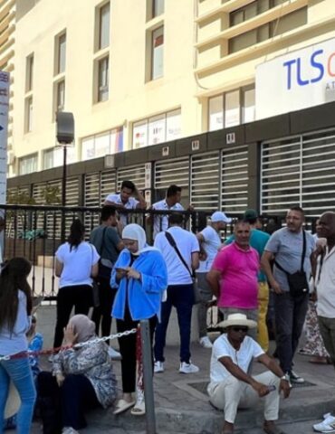 Screenshot 20250702 183358 Chrome شركة"TLS": 'لسنا مسؤولين عن عدد المواعيد ونعمل لتسهيل الخدمات'