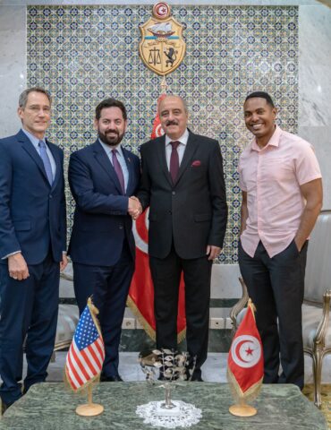 usa النفطي يؤكد موقف تونس المبدئي من القضية الفلسطينية وضرورة تسهيل وصول المساعدات