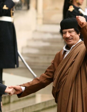 Sarkozy Kadhafi