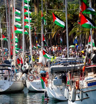 gaza 1 نجاة هدريش: تعنيف وترهيب لكافة المشاركين التونسيين في أسطول الصمود