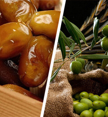 huile d'olive dattes