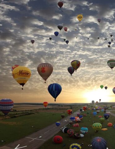 Djerba rassemblement de montgolfières