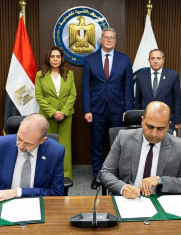 اتفاقية مصر توقيع اتفاقية مصرية - إيطالية لإنتاج الغاز الحيوي ودعم الطاقة النظيفة