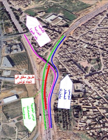 تحويل تحويل جزئي لحركة المرور على مستوى جسر لاكانيا