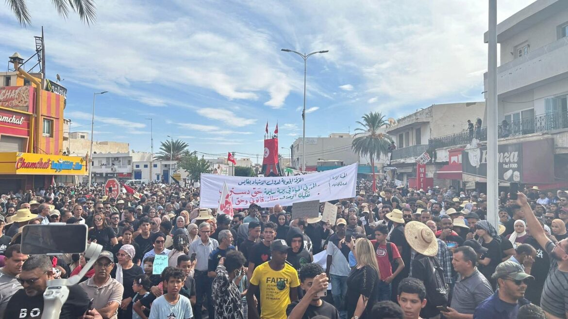قابس 3 اليوم .. عودة التحركات الاحتجاجية بقابس