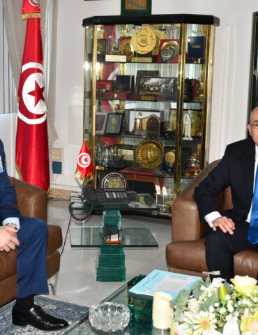 دفااااع وزير الدفاع الوطني يستقبل آمر القيادة العسكرية الأمريكية لإفريقيا