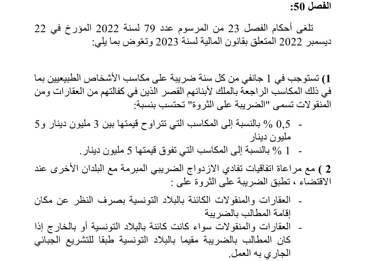 فصل ماهر الكتاري: تم إسقاط الفصل 50 المتعلق بالضريبة على الثروة لتداعيات اقتصادية بحتة