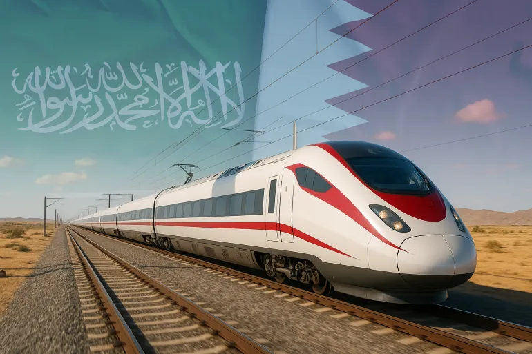 القطار السريع يختصر المسافة في ساعتين.. تفاصيل مشروع القطار السريع بين بين السعودية وقطر