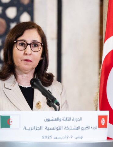 سارة الزعفراني رئيسة الحكومة: نحو شراكة إستراتيجية شاملة بين تونس والجزائر