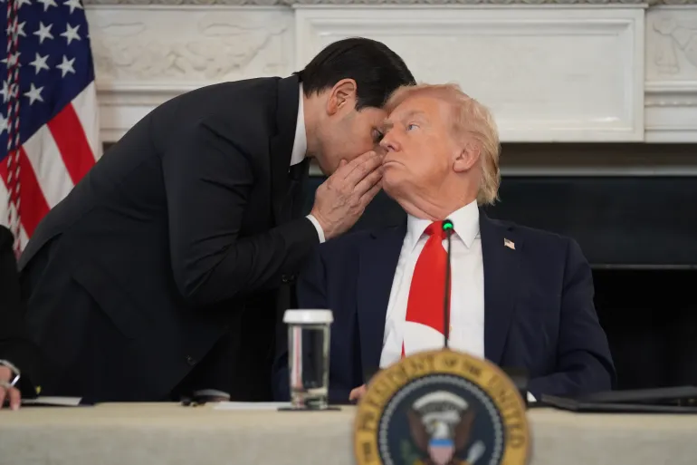 روبيو ترامب روبيو: نسعى لشراء غرينلاند بدلا من غزوها