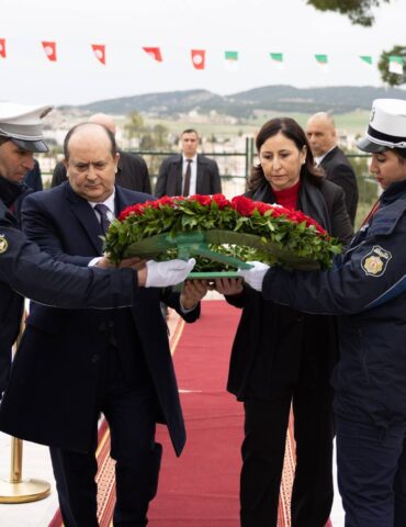 629596380 1325841269573701 6596814832855316363 n رئيسة الحكومة والوزير الأول الجزائري يشرفان على إحياء الذكرى 68 لأحداث ساقية سيدي يوسف
