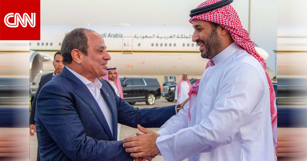 السيسي السيسي وبن سلمان يؤكدان ضرورة البدء الفوري في إعمار غزة