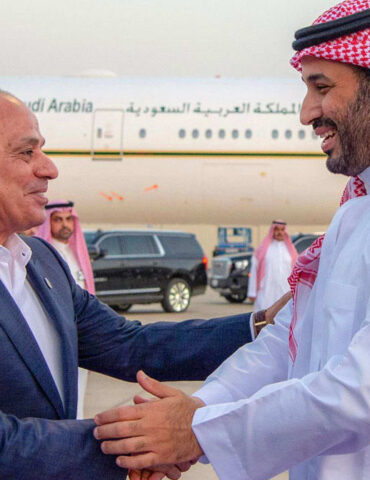 السيسي السيسي وبن سلمان يؤكدان ضرورة البدء الفوري في إعمار غزة
