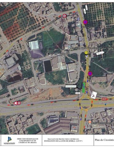 طريق تحويل وقتي لحركة المرور بالطريق الجهوية رقم 31 على مستوى منطقة المنيهلة