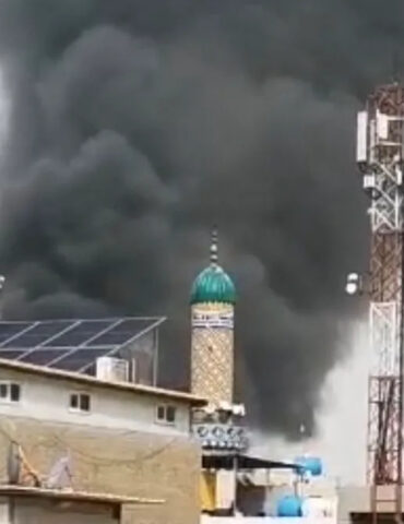 1774082152814 هجوم بمسيّرة على مقر المخابرات العراقية