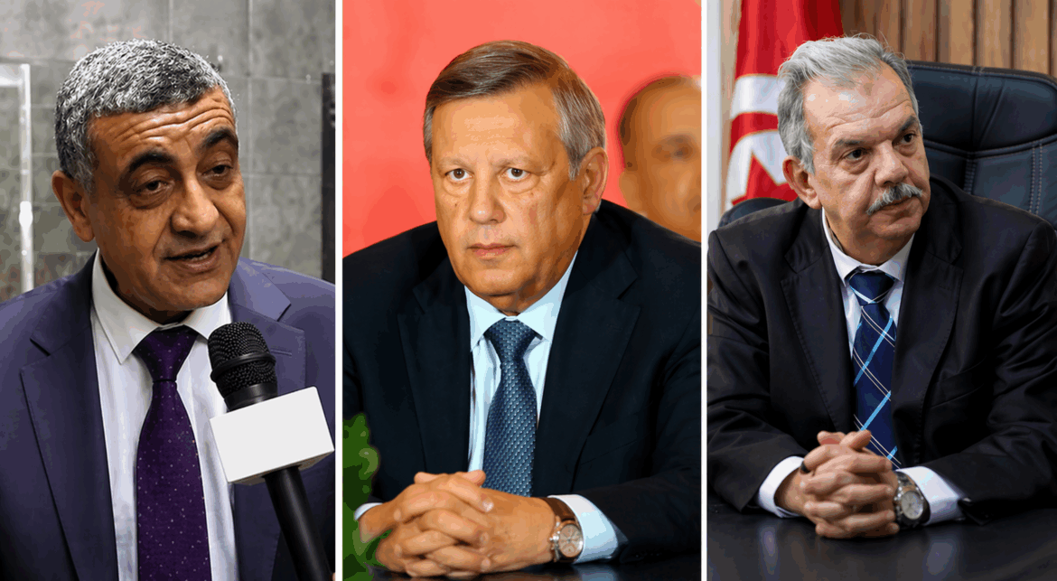 Sadok Mourali, Mohsen Trabelsi et Hamdi Meddeb